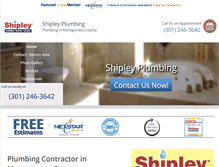 Tablet Screenshot of plumbinginmontgomerycounty.net